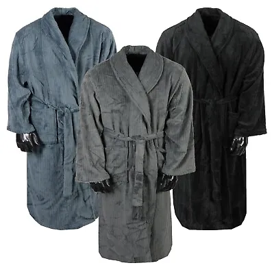 Mens North 15 Plush Luxurious Soft Warm Bathrobe 3 Colors One Size Fits Most • $23.97