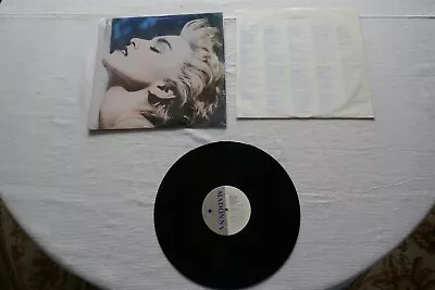 Madonna: True Blue Vinyl LP And Poster Pop RARE OUT OF PRINT • $0.99