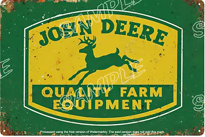 Add Rustic Charm To Your Space With John Deere Farm Metal Sign AU Seller • $12.99