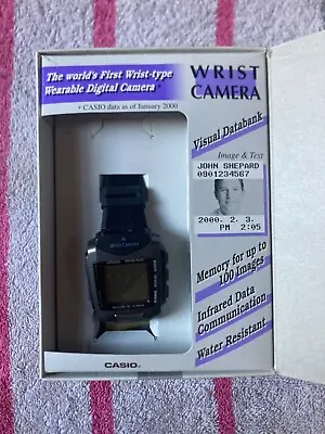 Vintage CASIO Wrist Camera WQV-1 Digital Watch & PC Link Kit Brand New In Box • $250