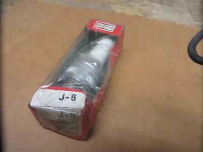 OEM # J-6 VINTAGE CHAMPION Spark Plug 1 PIECE UNUSED NEW NOS • $9.88