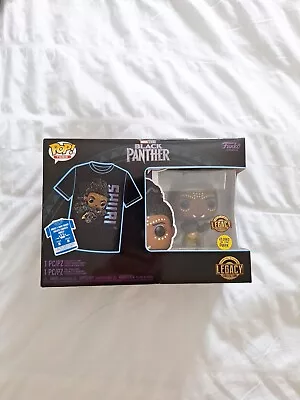 Funko Pop! Tees #876 Marvel Black Panther Shuri Glow In The Dark Size Medium M • £10