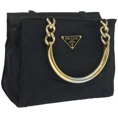 PRADA Hand Bag Nylon Black Auth Bs12021 • $210