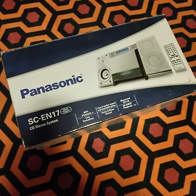 Panasonic SC-EN17 Bookshelf MP3 CD Stereo System Tested Complete • $89.99