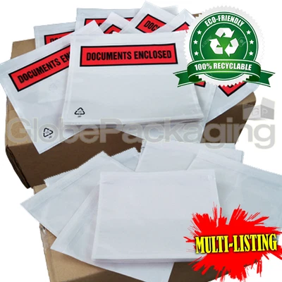 £3.09 • Buy Strong Recyclable Document Enclosed Wallets Envelopes Pouches A7 A6 A5 A4 Dl