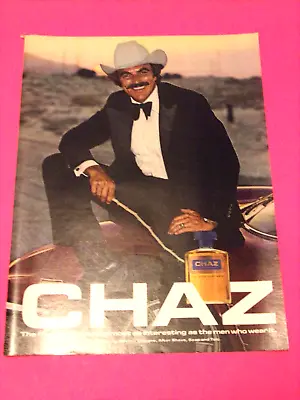 $5.99 • Buy 1981 Chaz Cologne Ad Tom Selleck