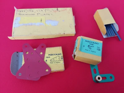 £4.99 • Buy Meccano Dealer Cabinet Boxes 1960s Some With Contents Old Rare Construction Toys