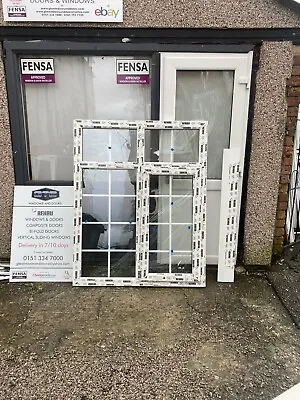 New Rehau White UPVC Georgian Bar Window • £170