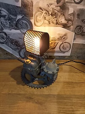 Steampunk Table Lamp Made Of Spare Parts. Loft Dieselpunk. Urkaine Made • $345