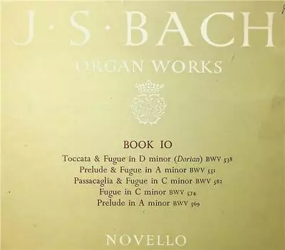 Bach Organ Works Book 10 • £7.99