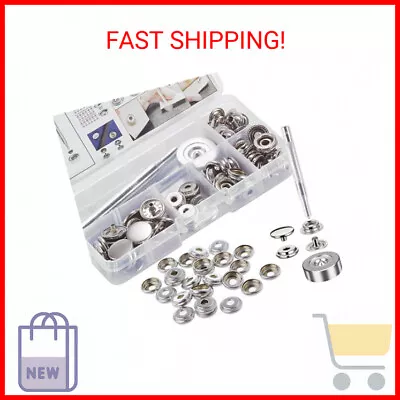 Snaps Kit For Boat CoverCanvas Screws Snaps Buttons Tool Marine Grade Sewing Fa • $14