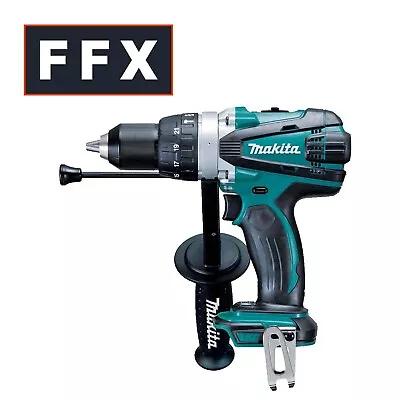 Makita DHP458Z 18v LXT 2 Speed Combi Hammer Drill Body Only Max Torque • £110.94