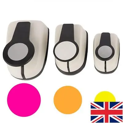 Single Hole Puncher Crafts Circle Paper Puncher Scrapbooking Craft Supplies UK • £4.43