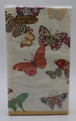 Mackenzie Childs Paper GUEST Napkins BUTTERFLY GARDEN Insects Pack Of 15 Sealed! • $49.99