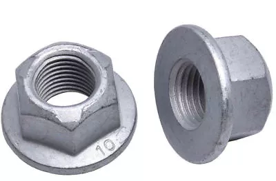 Grade 10 M10- M20 Metric Fine Thread All Metal Lock Flange Stover Nuts Din 6927 • £5.45