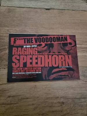 Tnewm23 Advert 5x8 Raging Speedhorn: 'f*** The Voodooman' • $7.45