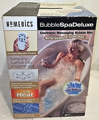 Homedics BMAT-2 Electronic Massaging Bubble Bath Mat With Heat & Remote Control • $149.99