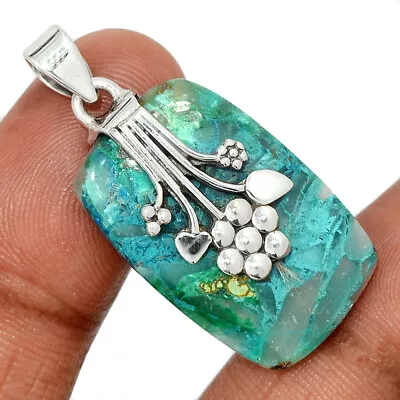 Natural Quantum Quattro - USA 925 Sterling Silver Pendant SD211 CP43221 • $12.99