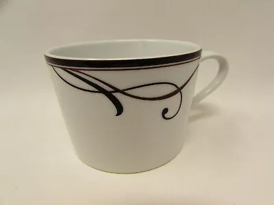 Cocoa Blossom By Mikasa Brown/Cocoa Floral&Vines Cocoa Trim Flat Cup B331 • $7.99