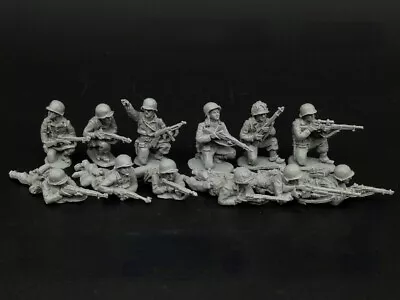 1/72 Scale Resin Kit Squad Model Figures Military WWII Unpainted 12Set Assembled • $18.99