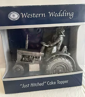 Montana Silversmiths Just Hitched Western Cake Topper • $59