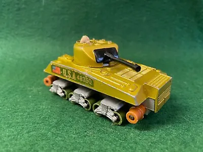 Matchbox Battle Kings K 101 Sherman Tank England 1974 117 • £9.99