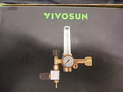 VIVOSUN Hydroponics CO2 Regulator Emitter System W/ Solenoid Valve Flowmeter • $30