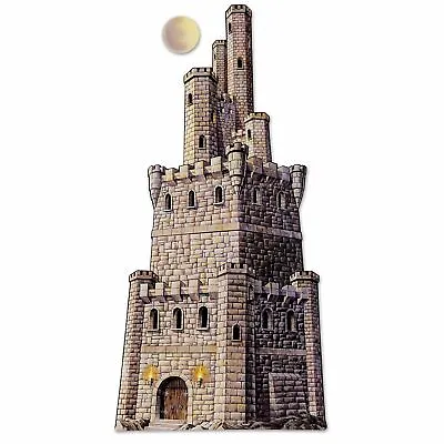 Large Jointed Knight's Castle Cutout (1.2m) Medieval Knights Party Decoration • £15.97