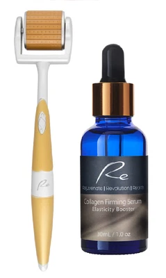$69.95 • Buy Re Eyes&Face Micro-Needle Derma Roller + Collagen Firming Serum Elasticity Boost