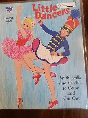 Vintage 1972 Whitman Little Dancers Coloring Book • $5