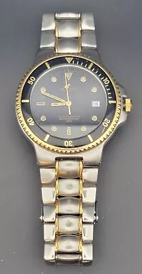 Vintage Mens Movado Divers Watch 330 Feet Model 81–A4-872 Two Tone  • $179.10