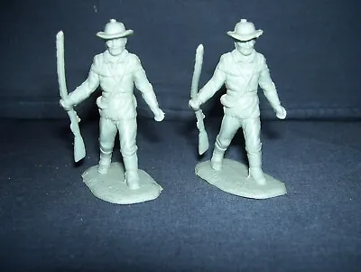 Vintage Marx/MPC Civil War Confederate Marching Soldier Figure Lot Light Blue • $19.99