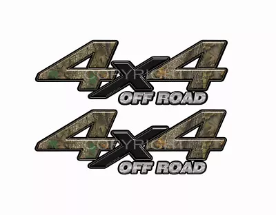 4X4 OFF ROAD FOREST Camo Decals Truck Stickers 2 Pack KM029ORBX • $13.99