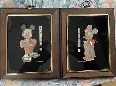 Disney Hologram Kimono Mickey And Minnie Kafka Industries Vintage • $89.49