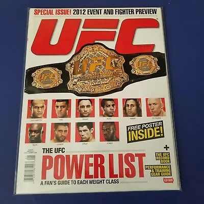 UFC Winter 2012 Magazine: The UFC Power List - MMA Special Issue Collectible • $6.49