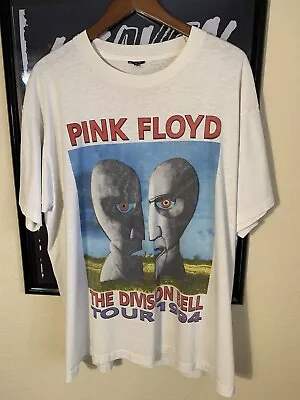 Vintage Original Pink Floyd Division Bell 1994 Tour T-Shirt XL • $490