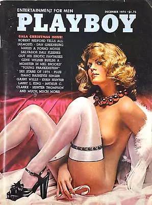 Playboy December 1974 - Sex Stars In '74 Robert Redford Interview VG • $7