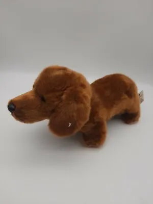 Demdaco Nat & Jules Dachshund Small  Plush Dog Puppy Stuffed Animal 12   • $15.10