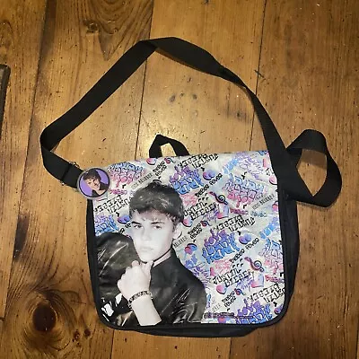 £11.86 • Buy Justin BIEBER Fever  Messenger Bag 2012 Girl 13x16  Book Bag Shoulder Vtg