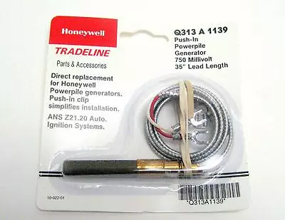 Honeywell Q313A1139 750mV Thermopile 35  Spade Terminal • $63.71