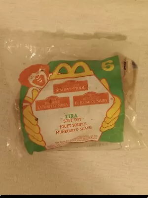 LION KING II SIMBA'S PRIDE MCDONALDS HAPPY MEAL PLUSH TOY #6 Zira 1998 • $3.29