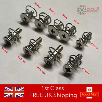£4.95 • Buy Graphics Card Screws GPU VGA Heat Sink Spring Replacement - All Sizes (4 Pack)