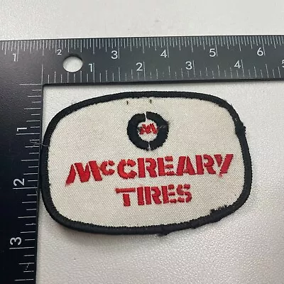 Vtg HAS STAPLE HOLES MCCREARY TIRES Advertising Patch 25LL • $5.06