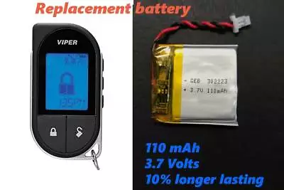 VIPER 7756V 5706V New Upgraded 10% Longer Lasting Battery • $14