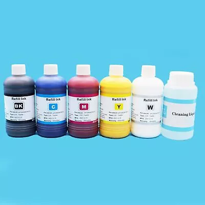 500ML*6 DTG Textile Ink For Epson R290 R330 1390  L1800 R1800 R1900 Printer • $280