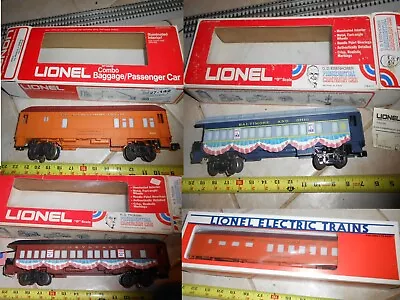 O/O-27 Lionel Passenger Cars Amtrak Pennsylvania B&O. Buyers Choice • $20