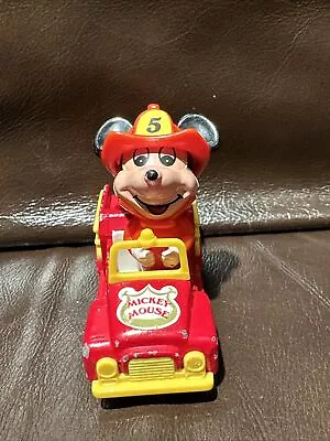 Mickey Mouse/Walt Disney Fire Truck No. PD-2 Tomy Japan VTG Die Cast • $6