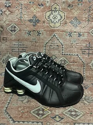 Nike Shox Junior Black/Teal Tint Women's Athletic Shoes 454339 007 Size 11 Used • $59.99