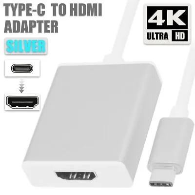 1080P USB 3.1 Type C To HDMI Converter Cable Adapter For Laptop • $7.73