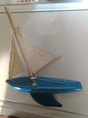 Vintage Star Yacht Pond Boat Model Toy Birkenhead Made In England • $30